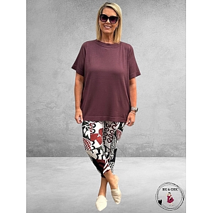 KAFFE CURVE Trui Lizzy Boatneck Fudge